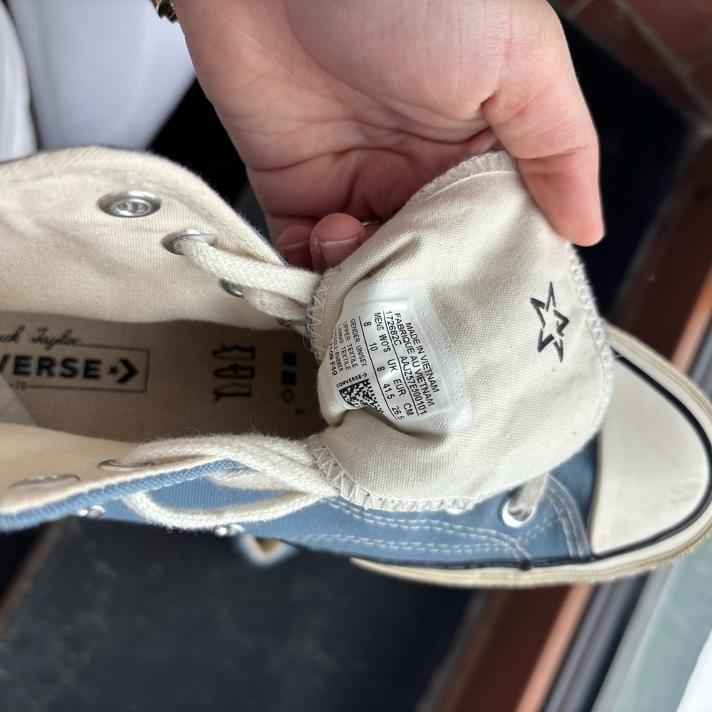 Converse Classic Blue High-Tops - Picture 4 of 5